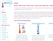 Tablet Screenshot of 777bongs.com